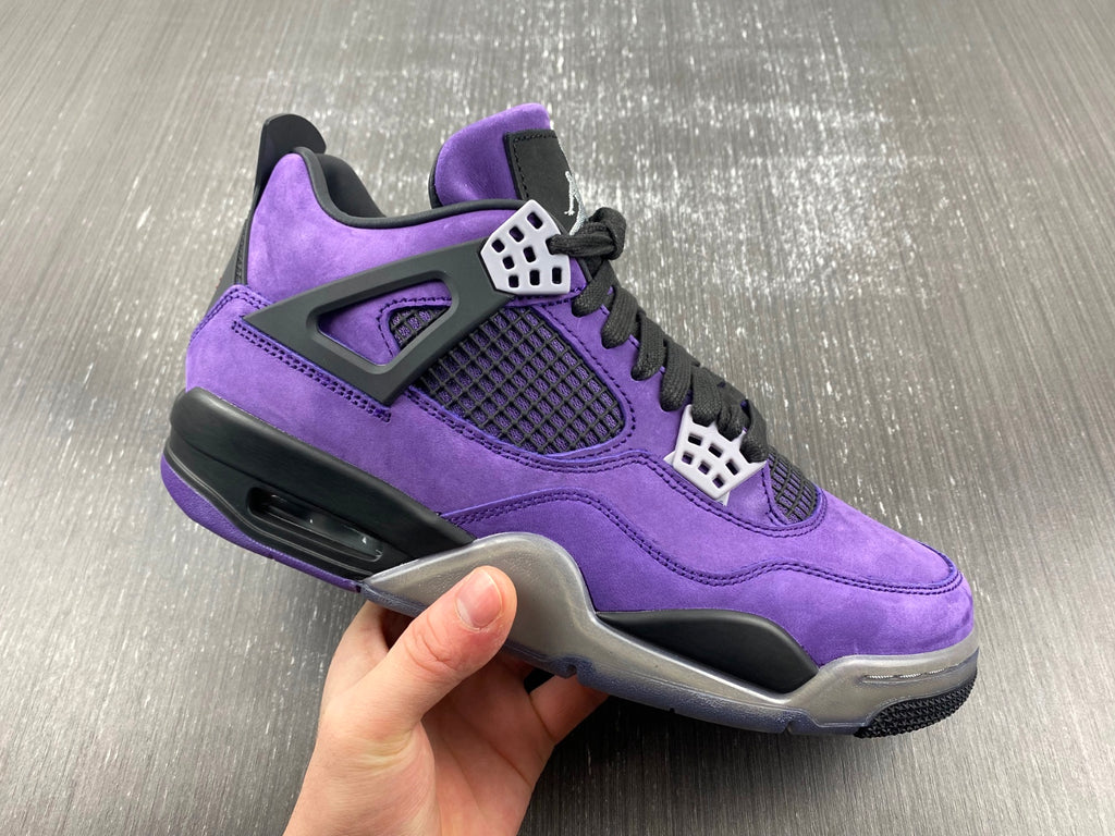 Air Jordan 4 Retro Purple Suede