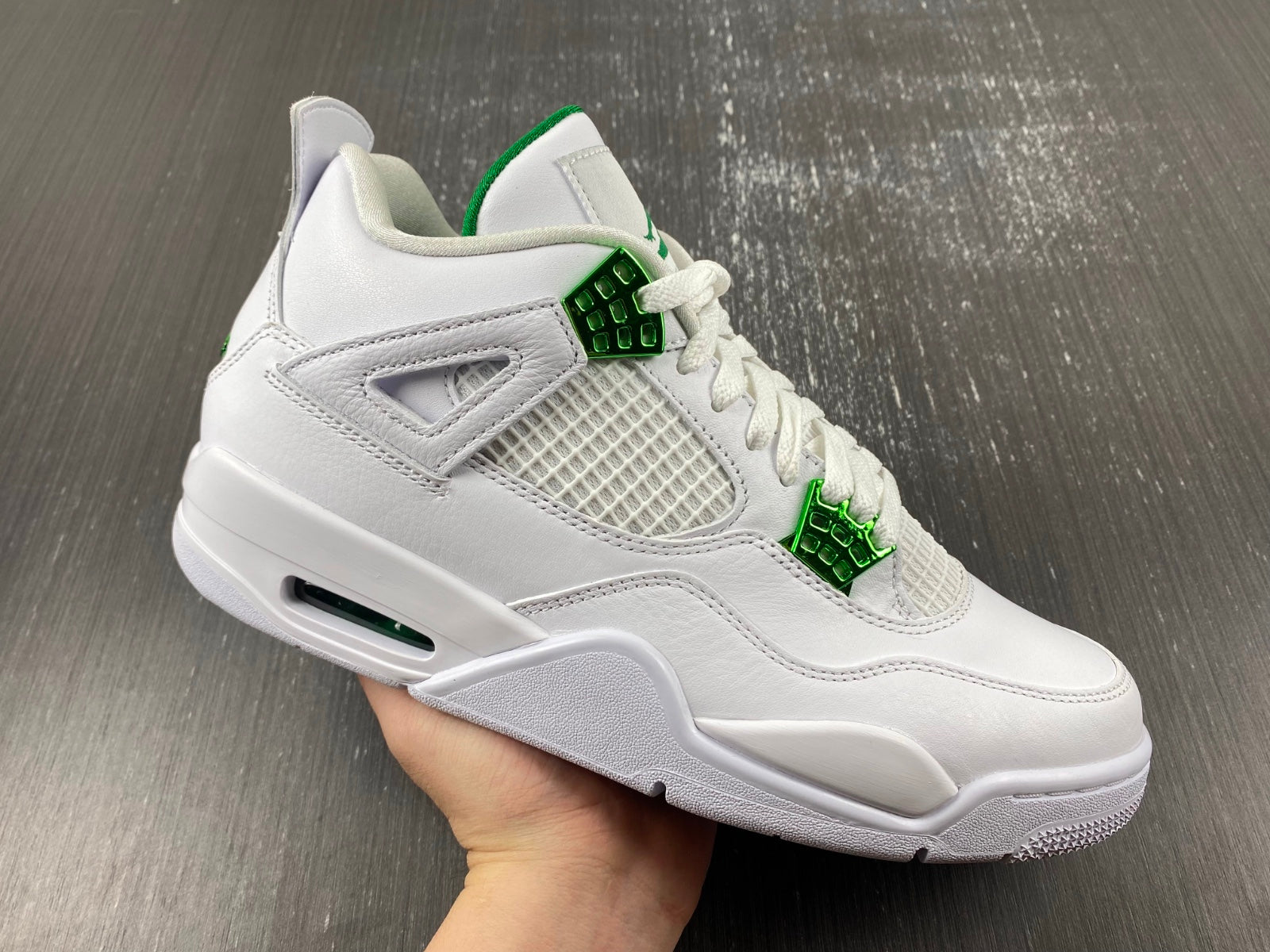 Air Jordan 4 Metallic Green