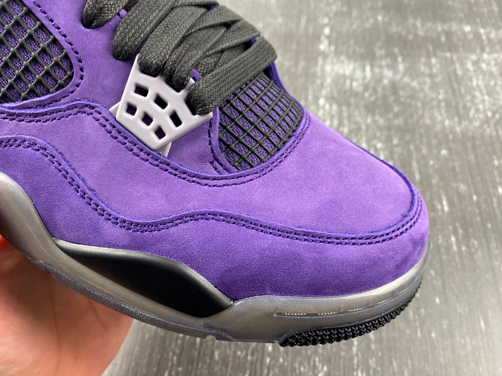 Air Jordan 4 Retro Purple Suede