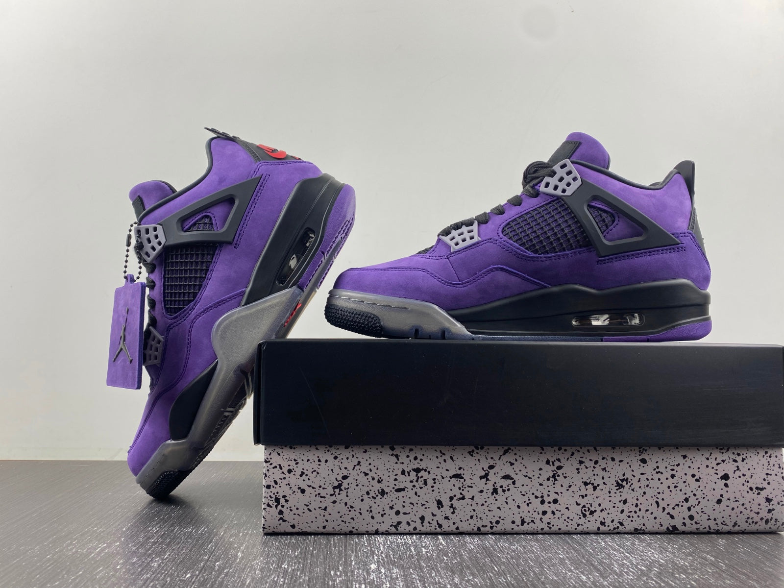 Air Jordan 4 Retro Purple Suede