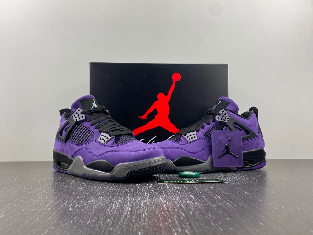 Air Jordan 4 Retro Purple Suede