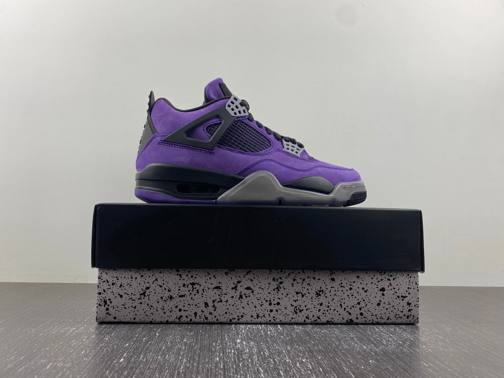 Air Jordan 4 Retro Purple Suede