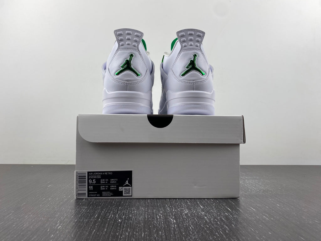 Air Jordan 4 Metallic Green