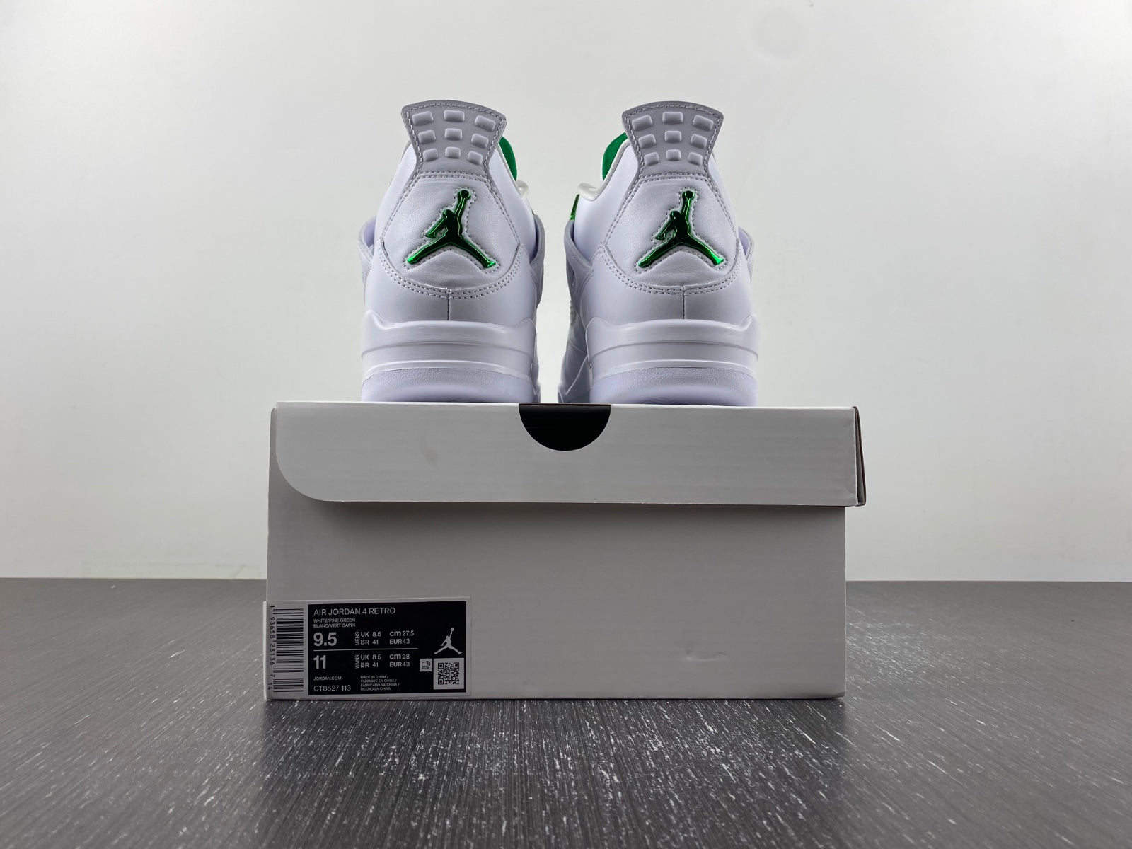 Air Jordan 4 Metallic Green