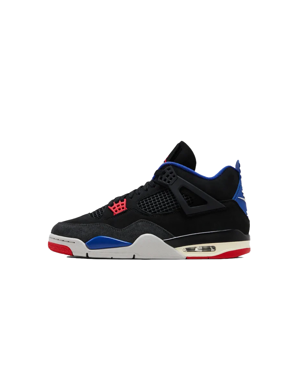Air Jordan 4 Retro 'Rare Air' side view transparent background