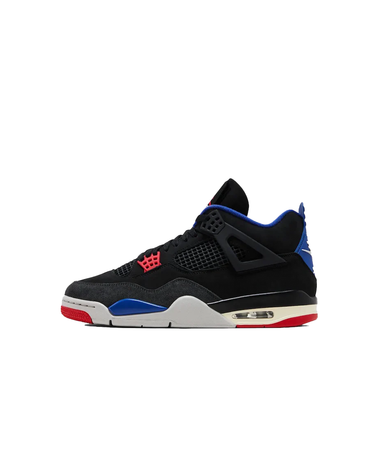 Air Jordan 4 Retro 'Rare Air' side view transparent background